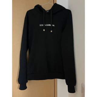 未使用タグ付き DOLCE\u0026GABBANA フロック加工 パーカー フーディー