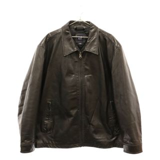 【美品】GAP ギャップ カウレザー ジップ ブルゾン ジャケット M ブラックshushuclothing