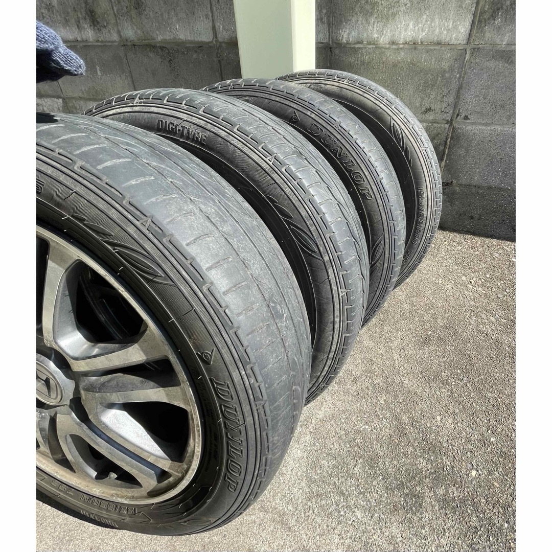 ホンダ(ホンダ)のホンダ NBOX 純正ホイール 14インチ 155/65R14  4.5J+40 自動車/バイクの自動車(タイヤ・ホイールセット)の商品写真