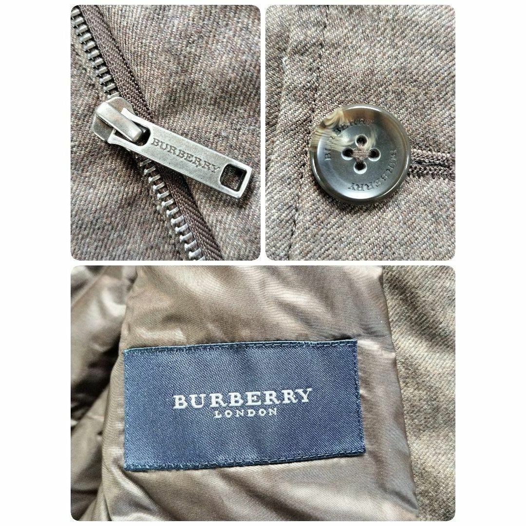 BURBERRY(バーバリー)のバーバリーロンドン  カシミヤ混 ダウンジャケット コート ノバチェック M メンズのジャケット/アウター(ダウンジャケット)の商品写真