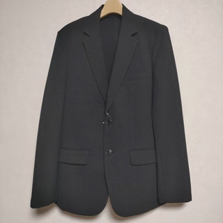 agnes b. スーツ 2Bジャケット イージースラックスパンツ セットアップ ブラック メンズ アニエスベー【中古】4-0129M∞