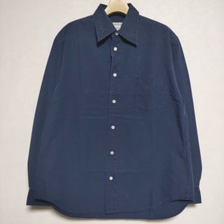 イール(EEL)のEEL スイッチシャツ SWITCH SHIRT E-20462 コットン 長袖シャツ ネイビー メンズ イール【中古】4-0129M∞(シャツ)