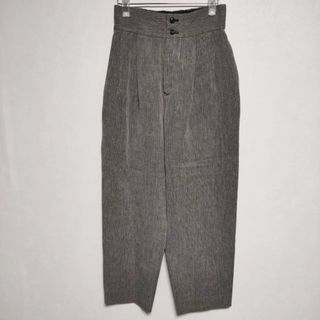 アーツアンドサイエンス(ARTS&SCIENCE)のARTS&SCIENCE Back gum two tuck pants 0221-L3127-2088 定価55000円 パンツ 22SS グレー レディース アーツ&サイエンス【中古】4-0129M∞(その他)