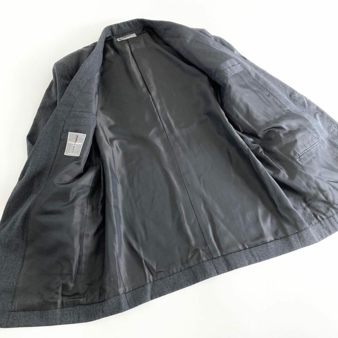 ISSEY MIYAKE(イッセイミヤケ)の46b11 ISSEY MIYAKE イッセイミヤケ 80’s 一筆タグ スーツ セットアップ フォーマル ビジネス  XL グレー 日本製 SETUP メンズのスーツ(セットアップ)の商品写真