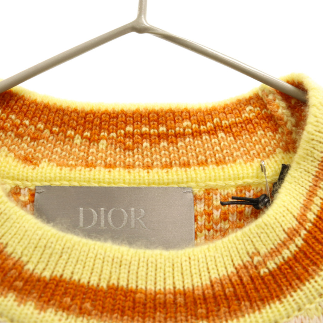 Dior(ディオール)のDIOR ディオール AND PETER DOIG ラウンドネック ニットセーター ウール & カシミヤ ジャカード ピータードイグ マルチカラー 413M647AT733 メンズのトップス(ニット/セーター)の商品写真