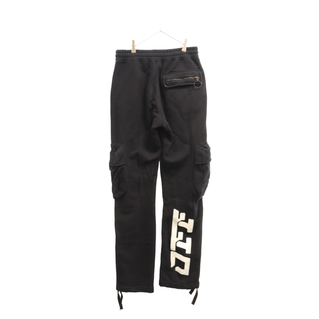 OFF-WHITE(オフホワイト)のOFF-WHITE オフホワイト ロゴプリント カーゴスラックスパンツ ブラック OMCH036F21FLE003 メンズのパンツ(その他)の商品写真