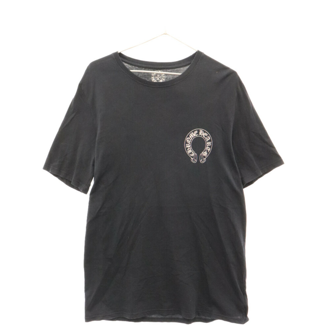 Chrome Hearts(クロムハーツ)のCHROME HEARTS クロムハーツ スクロールラベルプリント半袖Tシャツ ブラック L メンズのトップス(Tシャツ/カットソー(半袖/袖なし))の商品写真