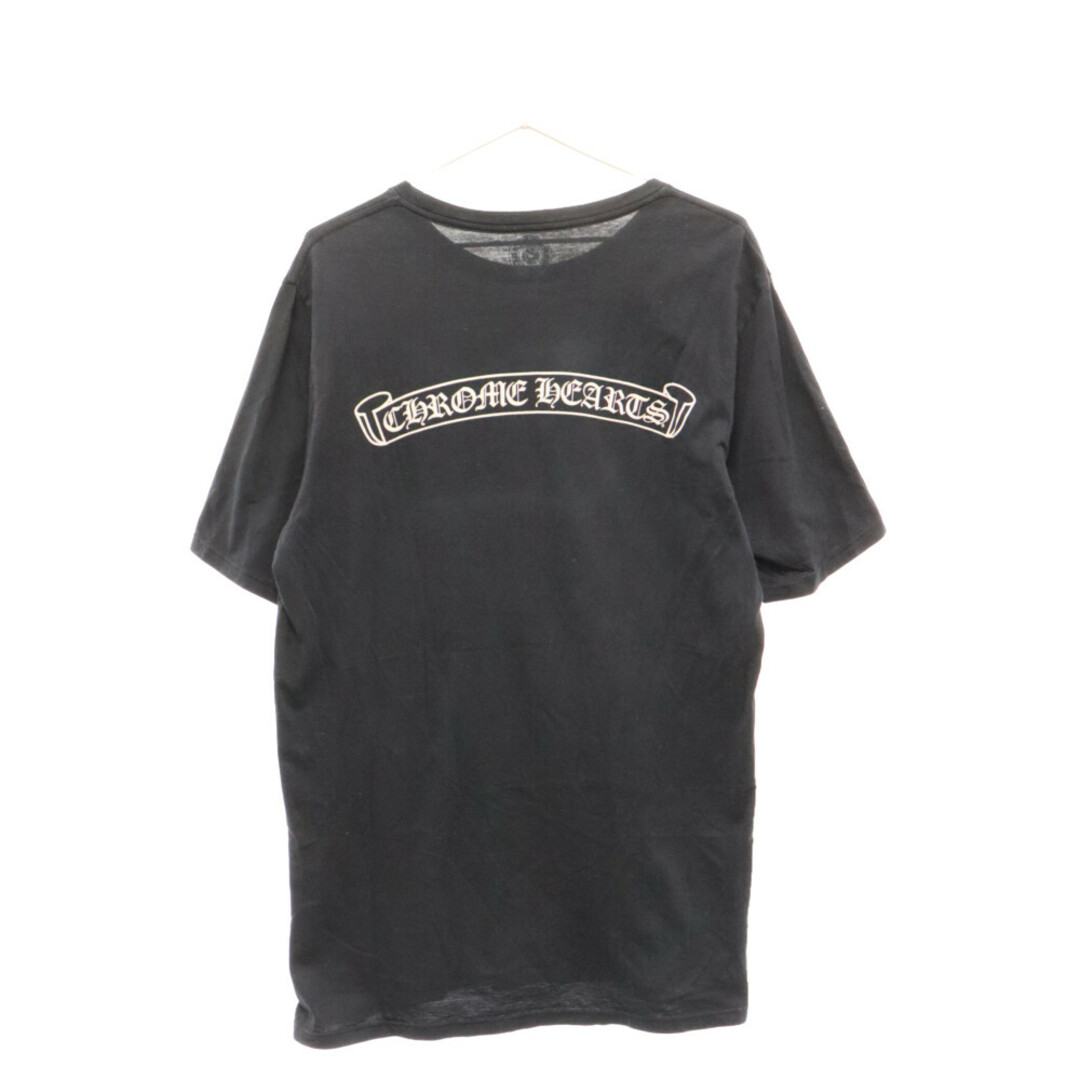 Chrome Hearts(クロムハーツ)のCHROME HEARTS クロムハーツ スクロールラベルプリント半袖Tシャツ ブラック L メンズのトップス(Tシャツ/カットソー(半袖/袖なし))の商品写真