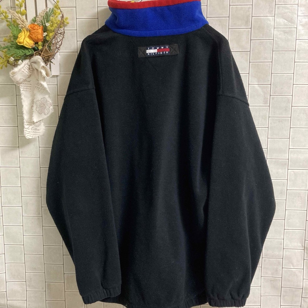 TOMMY HILFIGER(トミーヒルフィガー)の90s トミーヒルフィガー⭐️フリース⭐️ハーフジップアップ⭐️ユニセックス⭐️ メンズのジャケット/アウター(ブルゾン)の商品写真