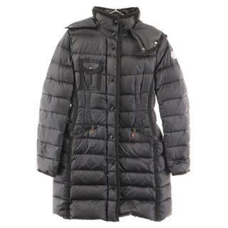 モンクレール(MONCLER)のMONCLER モンクレール HERMINE エルミンヌ アームロゴワッペン フーディー ダウンコート 420934933905 ブラック レディース(その他)