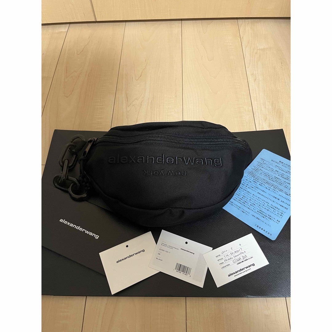 Alexander Wang(アレキサンダーワン)のALEXANDER WANG PRIMAL FANNYPACK BLACK メンズのバッグ(ボディーバッグ)の商品写真