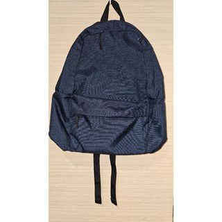 ムジルシリョウヒン(MUJI (無印良品))の【中古品】無印良品　肩の負担を軽くするリュックサック　ネイビー(リュック/バックパック)