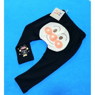 アンパンマン(アンパンマン)の新品　90cm　アンパンマン　アンパンマンロング丈モンキーパンツ　ブラック(パンツ/スパッツ)