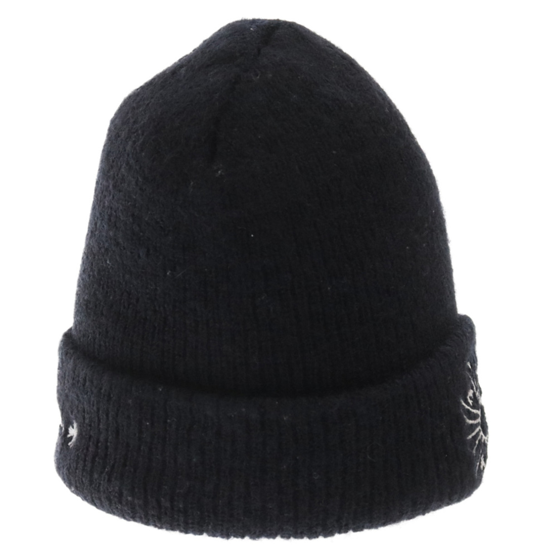 Chrome Hearts(クロムハーツ)のCHROME HEARTS クロムハーツ WOOL WATCH CAP FUCK CHプラスロゴ ステッチビーニーニットキャップ メンズの帽子(ニット帽/ビーニー)の商品写真