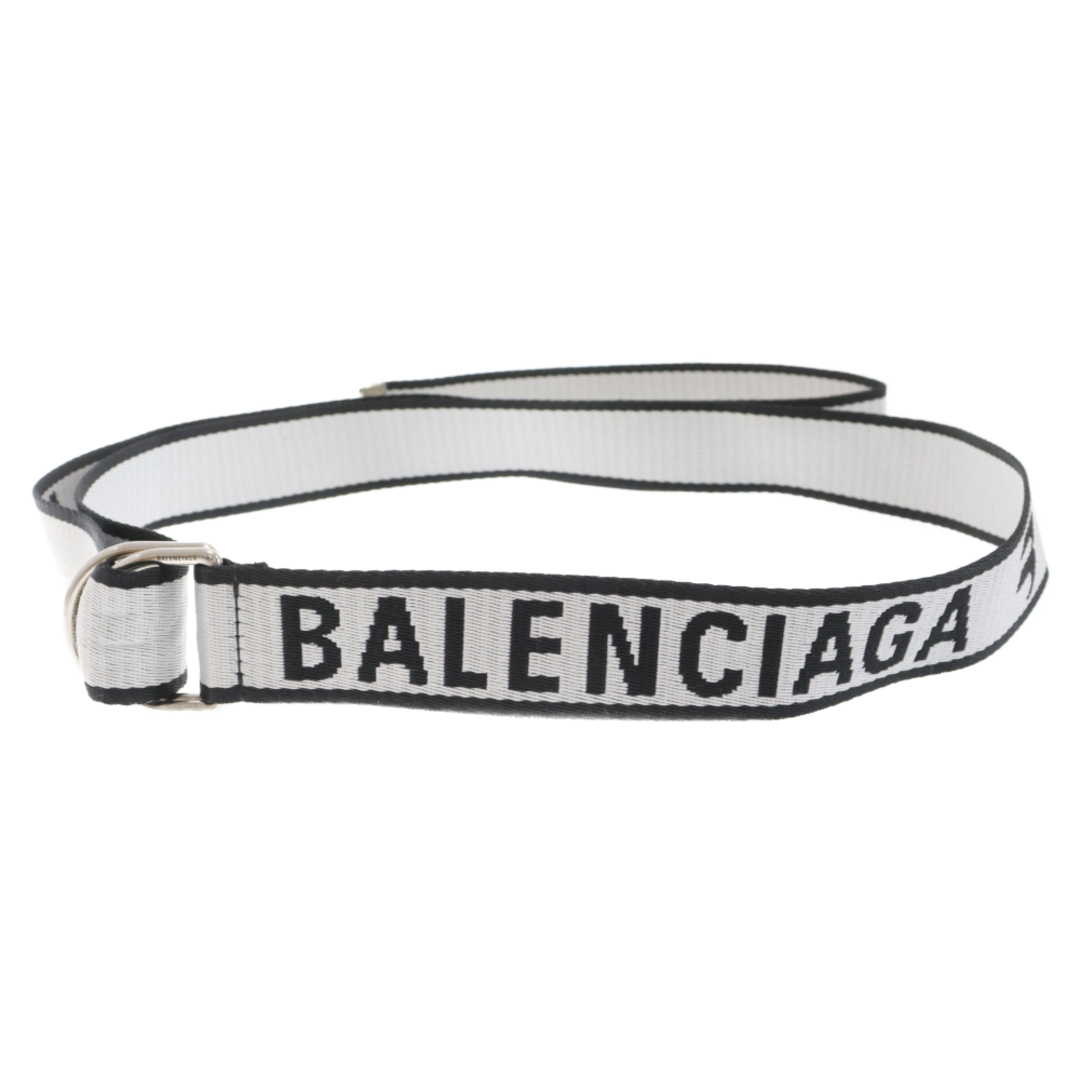 Balenciaga(バレンシアガ)のBALENCIAGA バレンシアガ D RING BELT 703137 Dリングベルト ブラック/ホワイト メンズのファッション小物(ベルト)の商品写真