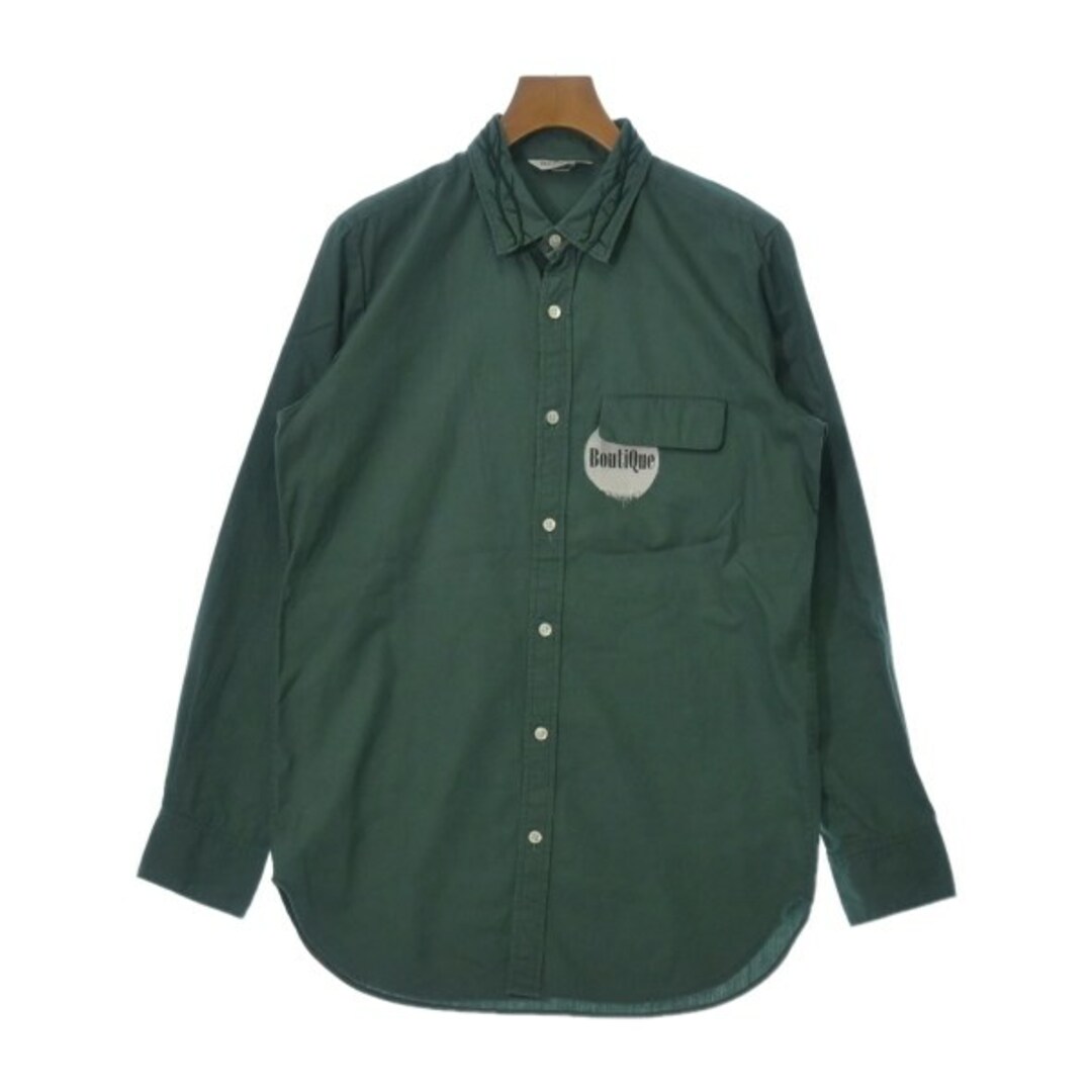 BED J.W. FORD(ベッドフォード)のBED J.W. FORD ベッドフォード カジュアルシャツ 1(S位) 緑 【古着】【中古】 メンズのトップス(シャツ)の商品写真