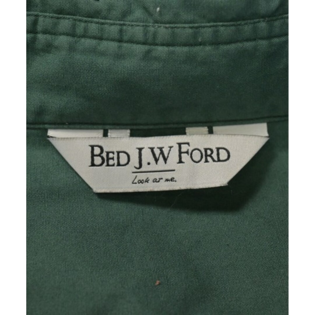 BED J.W. FORD(ベッドフォード)のBED J.W. FORD ベッドフォード カジュアルシャツ 1(S位) 緑 【古着】【中古】 メンズのトップス(シャツ)の商品写真