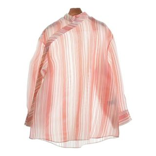 ジルサンダー(Jil Sander)のJIL SANDER カジュアルシャツ 32(L位) ピンク(ストライプ) 【古着】【中古】(シャツ/ブラウス(長袖/七分))