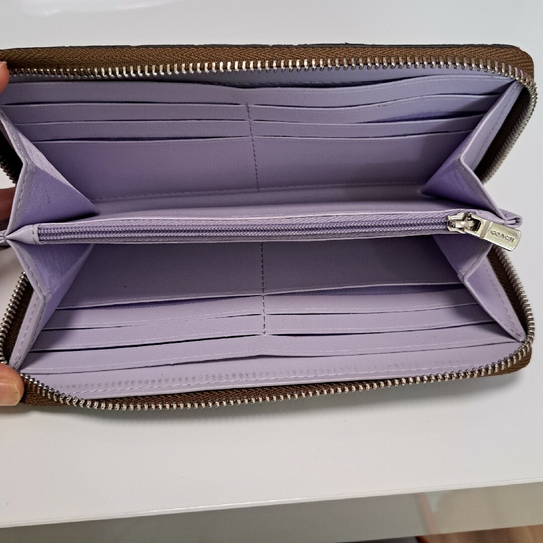 COACH(コーチ)のCOACH　長財布　花柄(紫色) レディースのファッション小物(財布)の商品写真