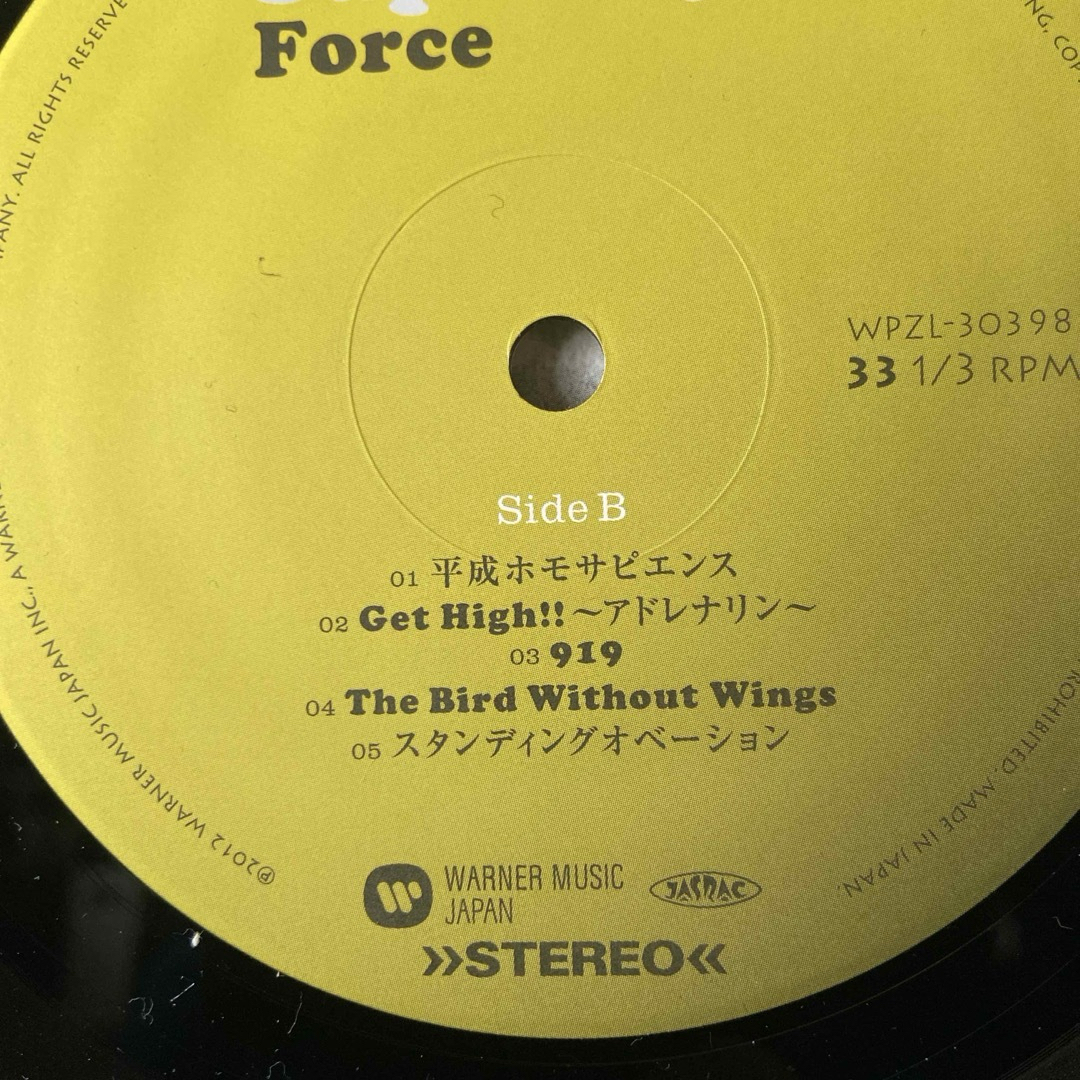 Force（5周年記念生産限定盤）レコード付CD エンタメ/ホビーのCD(ポップス/ロック(邦楽))の商品写真