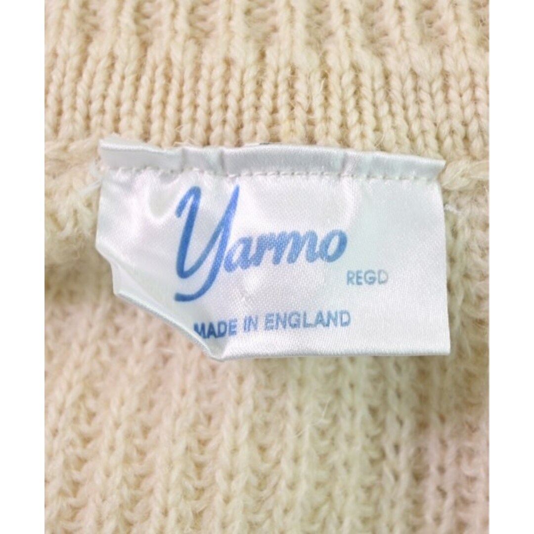 Yarmo(ヤーモ)のYarmo ヤーモ ニット・セーター S アイボリー 【古着】【中古】 メンズのトップス(ニット/セーター)の商品写真