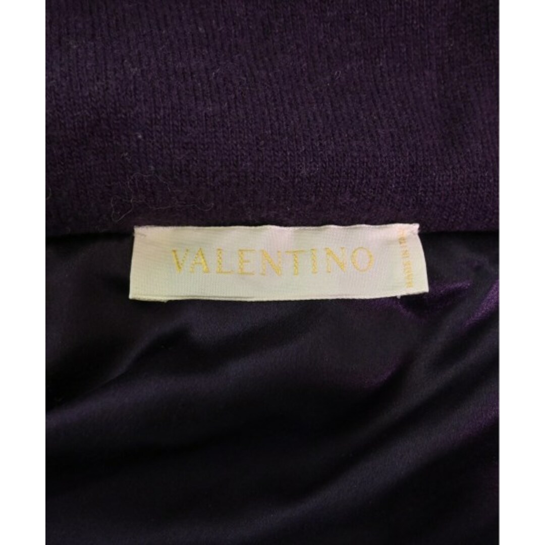 VALENTINO(ヴァレンティノ)のVALENTINO ダウンジャケット/ダウンベスト -(S位) 紫 【古着】【中古】 レディースのジャケット/アウター(ダウンジャケット)の商品写真