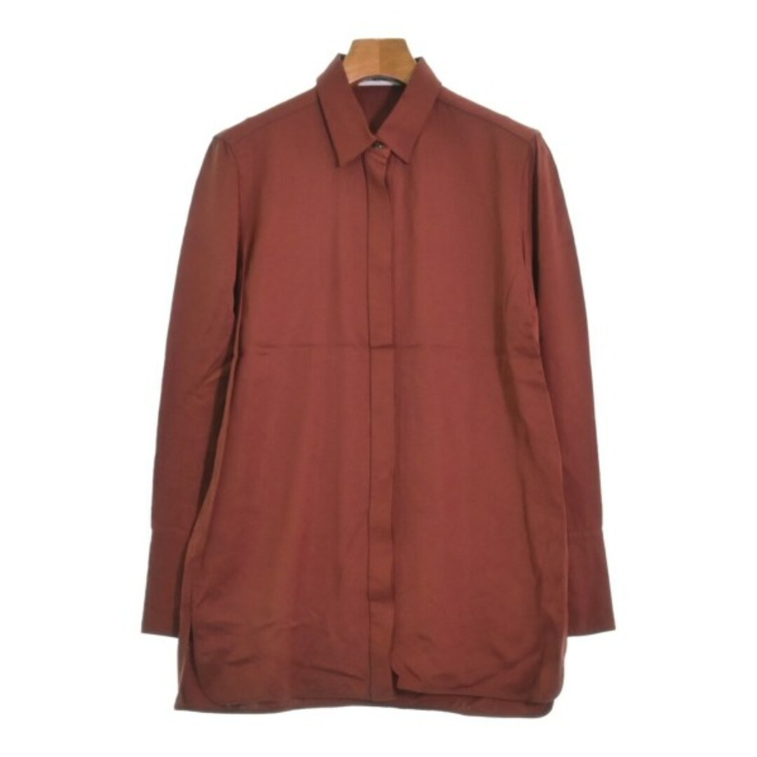 Jil Sander(ジルサンダー)のJIL SANDER ジルサンダー ブラウス 32(XXS位) エンジ系 【古着】【中古】 レディースのトップス(シャツ/ブラウス(長袖/七分))の商品写真