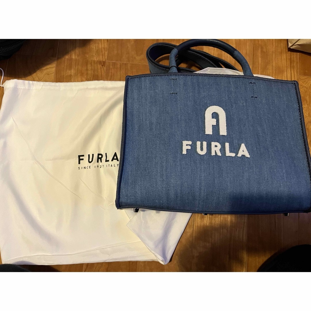 Furla(フルラ)の『新品』 FURLA トートバッグ　デニム　フルラ レディースのバッグ(トートバッグ)の商品写真