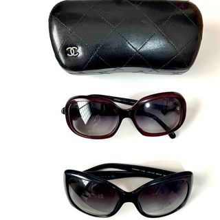 CHANEL - 極美品 CHANEL シャネル サングラス 5113 レッド カメリアの