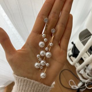 デコルテアクセサリー フープピアス ゴールドの通販 by K's shop|ラクマ