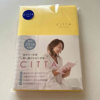 チッタ(CITTA)のCITTA手帳 シフォンイエロー　2024年3月始まり(カレンダー/スケジュール)