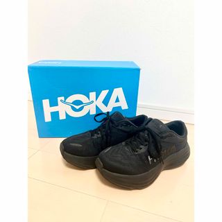 ホカオネオネ(HOKA ONE ONE)の【ほぼ新品】BONDI 8 WIDE 25.5cm(スニーカー)