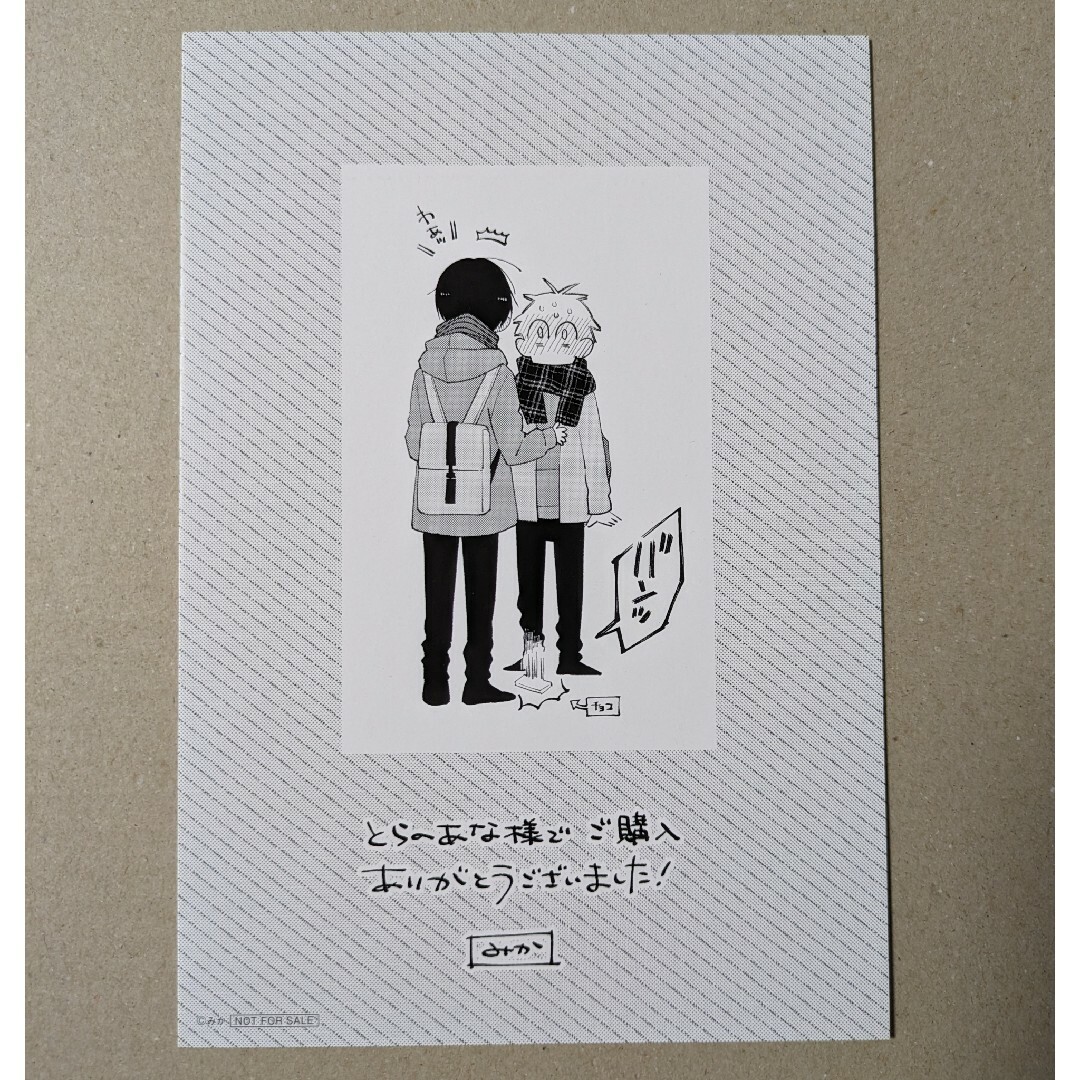 角川書店(カドカワショテン)の君には届かない。　とらのあな購入特典4Pリーフレット エンタメ/ホビーの漫画(ボーイズラブ(BL))の商品写真
