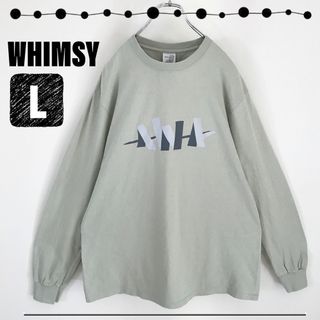 ウィムジー(WHIMSY)のWHIMSY ウィムジー★ロゴプリント★ロンT★ロングスリーブTシャツ★メンズL(Tシャツ/カットソー(七分/長袖))