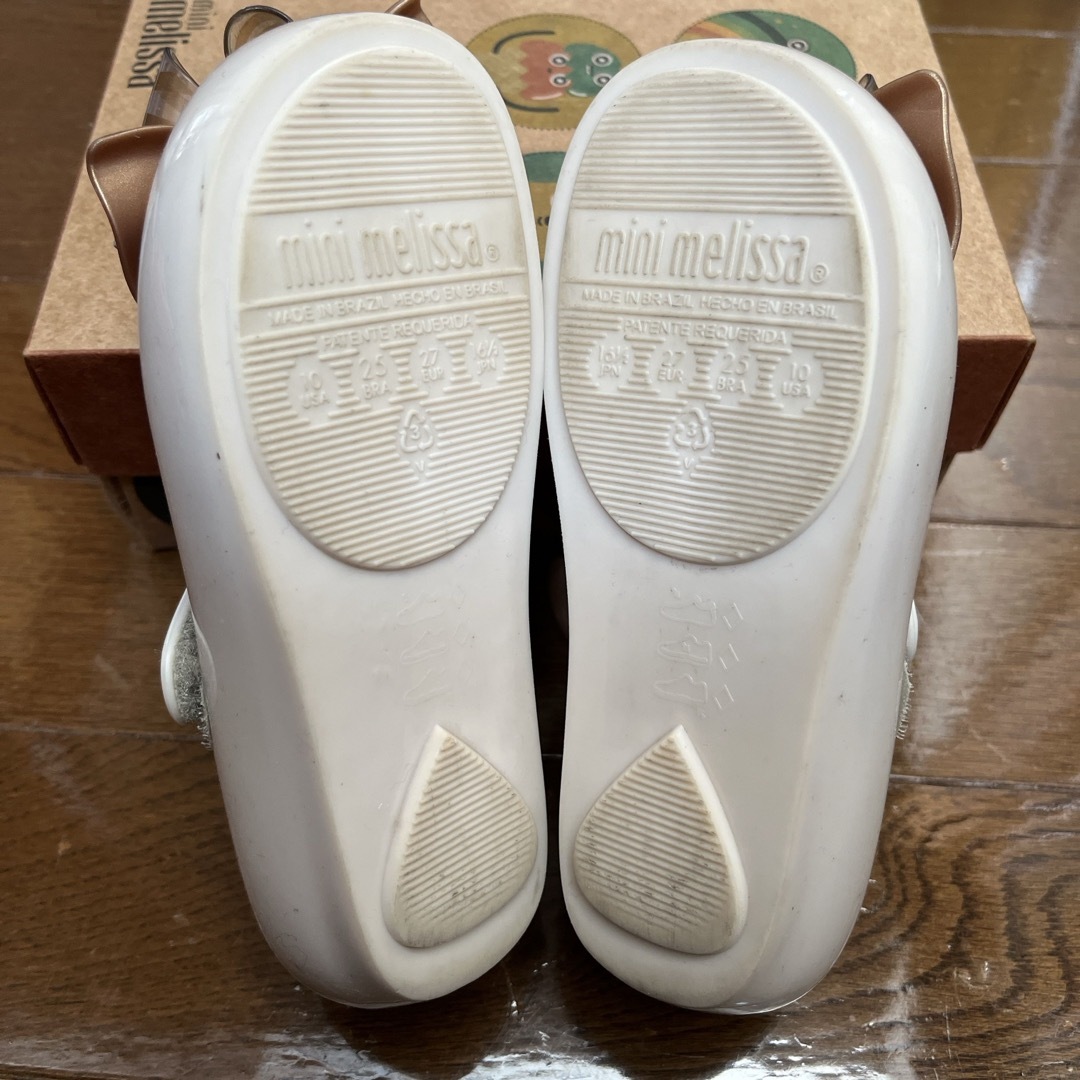 melissa(メリッサ)のmini MELISSA サイズ27 キッズ/ベビー/マタニティのキッズ靴/シューズ(15cm~)(サンダル)の商品写真