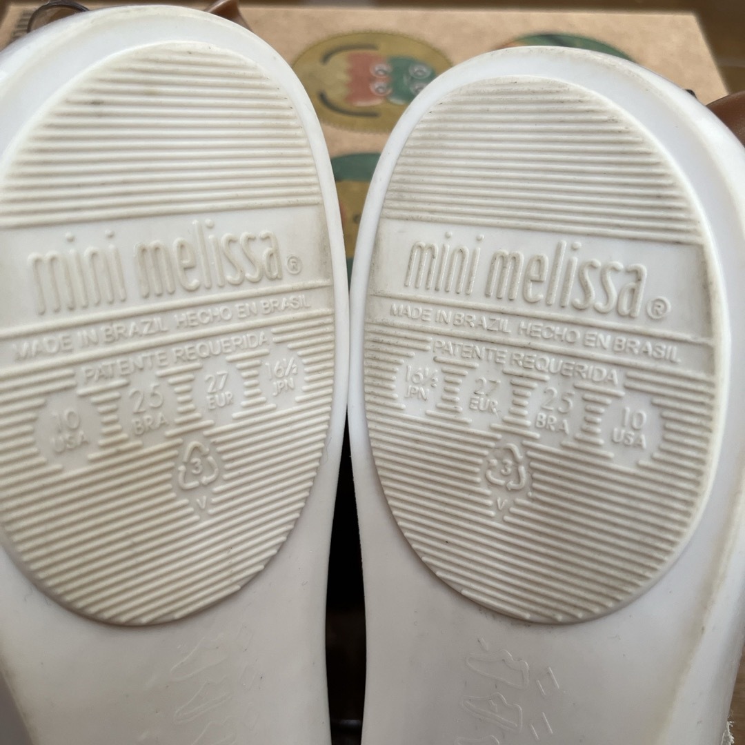 melissa(メリッサ)のmini MELISSA サイズ27 キッズ/ベビー/マタニティのキッズ靴/シューズ(15cm~)(サンダル)の商品写真