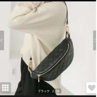 ドゥーズィエムクラス(DEUXIEME CLASSE)の【美品】AULENTTI キルティングバック(ショルダーバッグ)