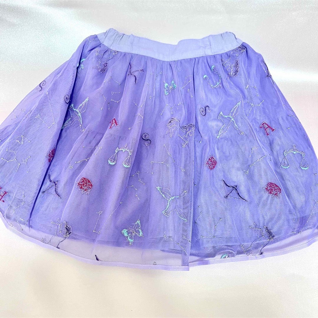 ANNA SUI mini(アナスイミニ)のANNA SUI mini 星座刺繍 チュールスカート キッズ/ベビー/マタニティのキッズ服女の子用(90cm~)(スカート)の商品写真