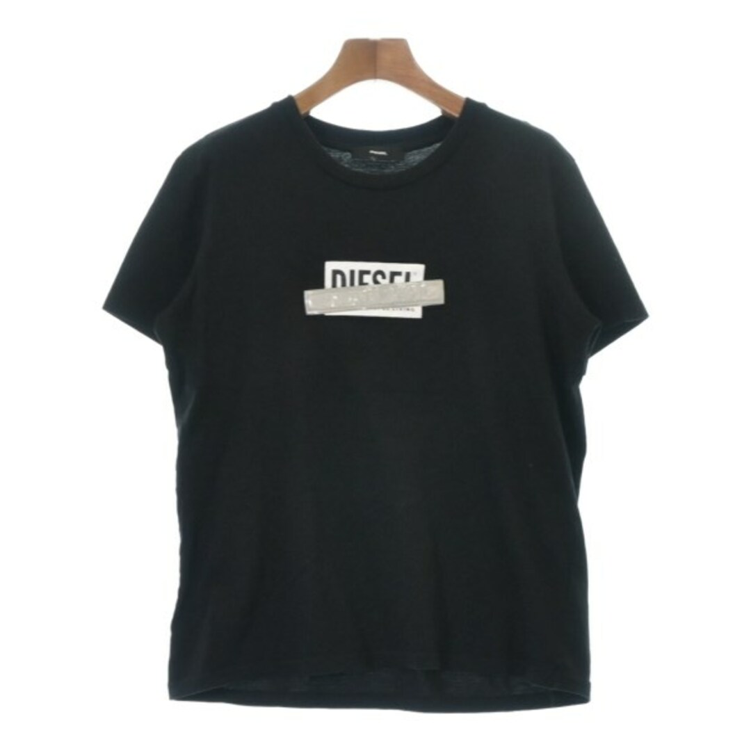 DIESEL(ディーゼル)のDIESEL ディーゼル Tシャツ・カットソー M 黒 【古着】【中古】 レディースのトップス(カットソー(半袖/袖なし))の商品写真