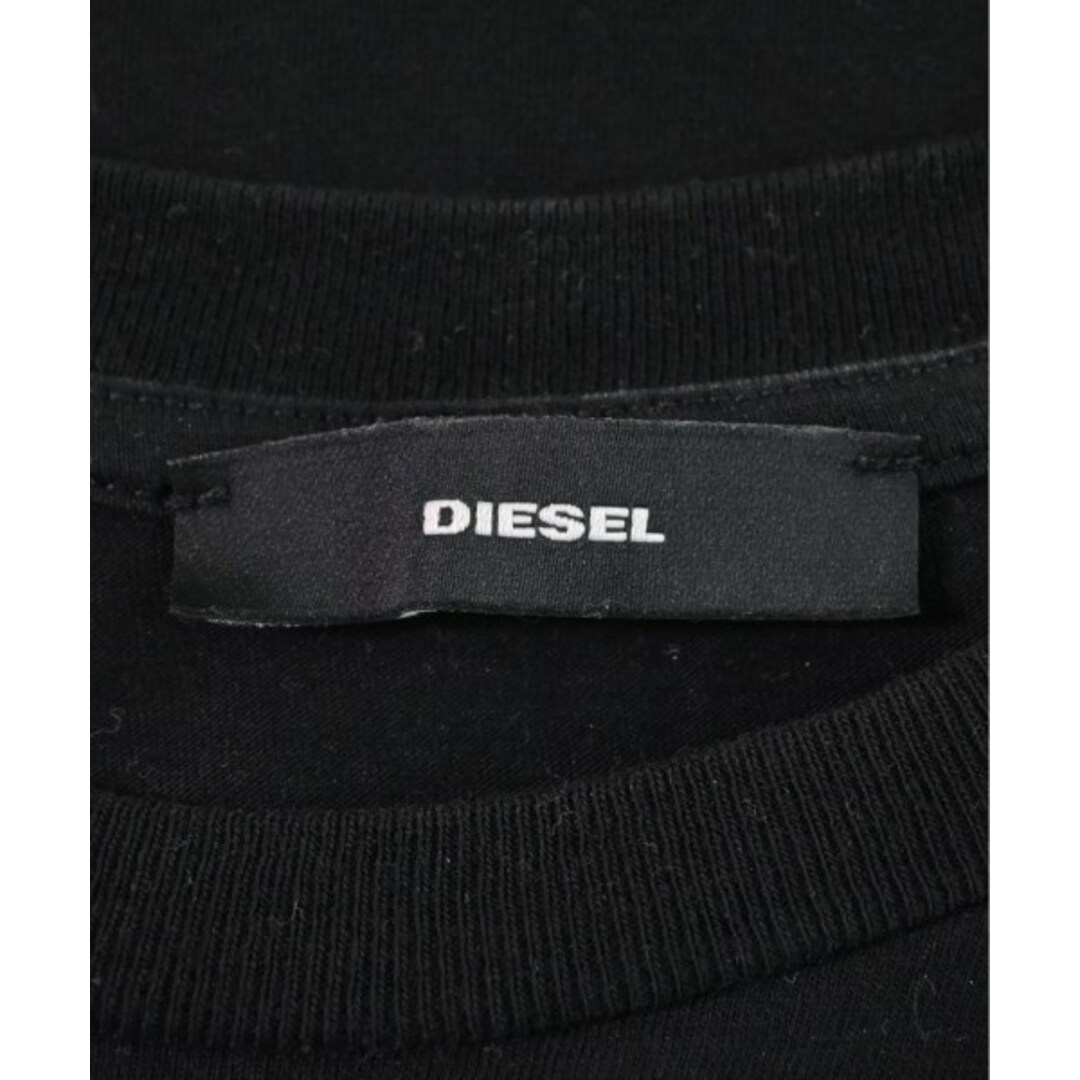 DIESEL(ディーゼル)のDIESEL ディーゼル Tシャツ・カットソー M 黒 【古着】【中古】 レディースのトップス(カットソー(半袖/袖なし))の商品写真