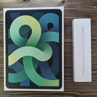 アップル(Apple)のiPadAir第4世代WiFi256GBグリーン + ApplePencil(タブレット)
