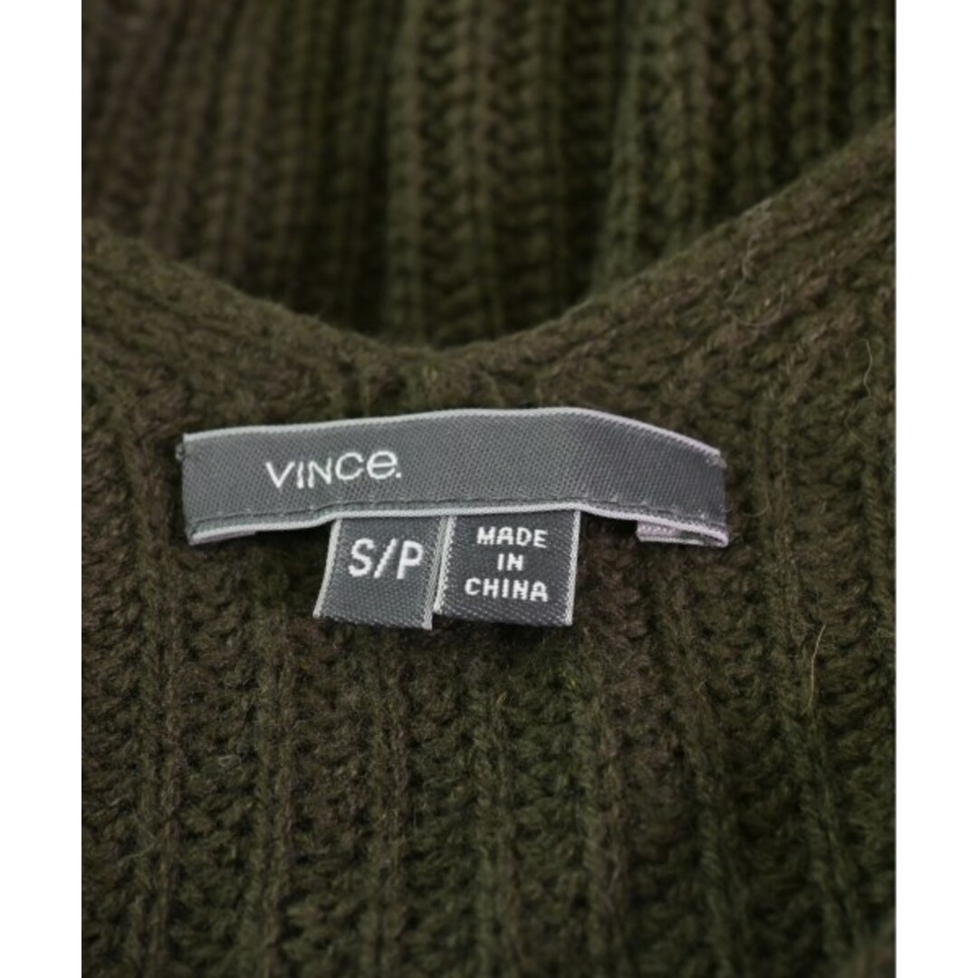 Vince(ビンス)のVince ヴィンス ニット・セーター S カーキ 【古着】【中古】 レディースのトップス(ニット/セーター)の商品写真