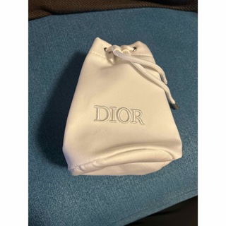 ディオール(Dior)のDior ノベルティ 巾着 ポーチ オフホワイト dior(ポーチ)
