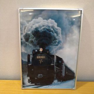 【昭和レトロ】蒸気機関車　D51 フォトフレーム　写真(鉄道)