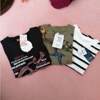 シマムラ(しまむら)の値下げ！新品未使用！キッズTシャツ110㌢(Tシャツ/カットソー)