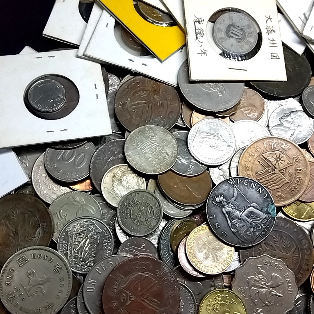 外国銭1.5kg 古銭 硬貨 アメリカ イギリス ロシア ドイツ 中国 外国銭1.5kg 古銭 硬貨 アメリカ イギリス ロシア ドイツ 中国