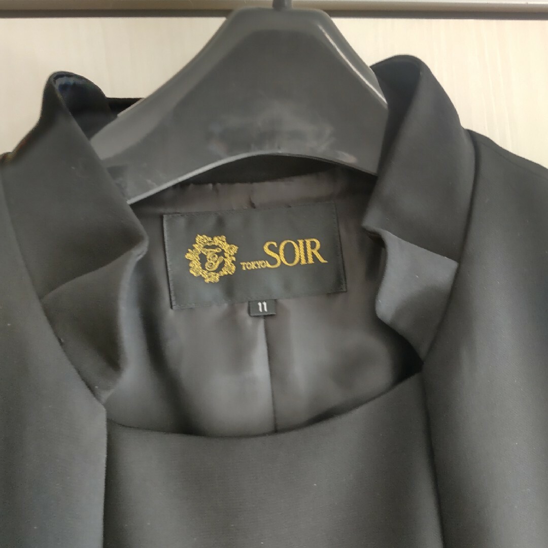TOKYO SOIR(トウキョウソワール)のブラックフォーマル 3点セット レディースのフォーマル/ドレス(礼服/喪服)の商品写真