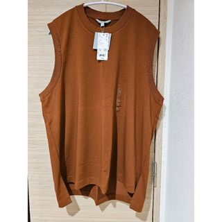 ユニクロ(UNIQLO)の【未使用品】ユニクロ　マメクロゴウチ　エアリズムコットンオーバーサイズT（ノース(Tシャツ/カットソー(半袖/袖なし))