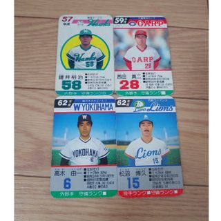 タカラ　プロ野球カード(野球/サッカーゲーム)