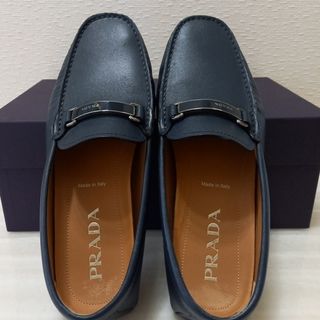 プラダ(PRADA)のプラダPRADAメンズローファー25cm(ローファー/革靴)